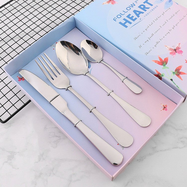 Four stainless steel cutlery - Casatrail.com