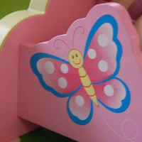 Thumbnail for Kids Funnel Olivia the Fairy Girl's Wooden Standing Mirror - Casatrail.com