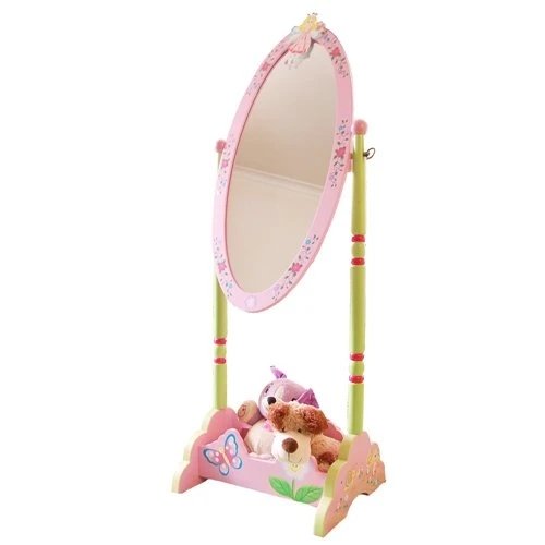 Kids Funnel Olivia the Fairy Girl's Wooden Standing Mirror - Casatrail.com