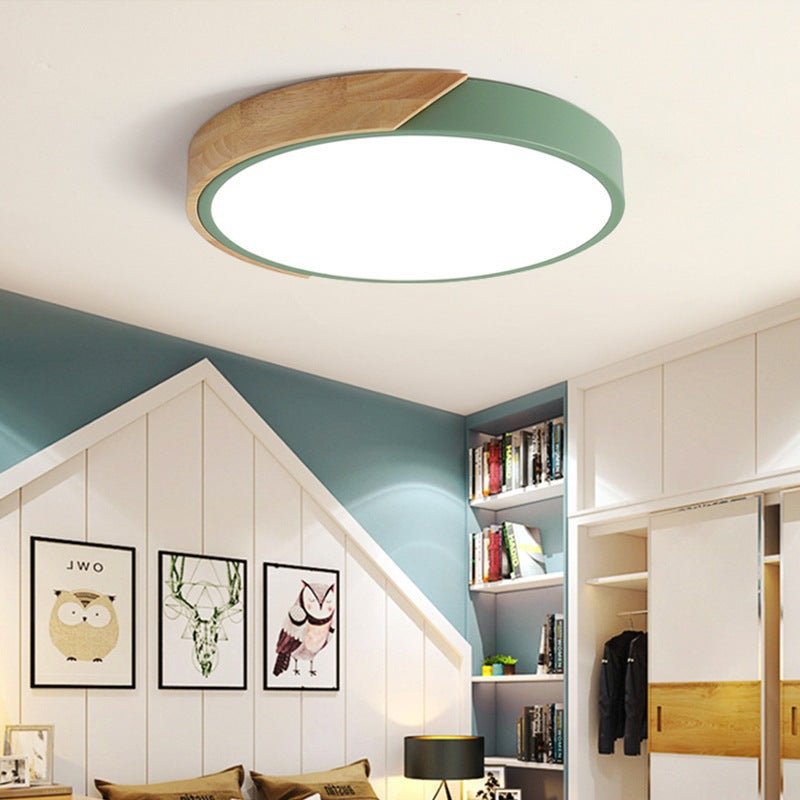 Led Ceiling Light Macaron Round Bedroom Light - Casatrail.com