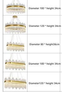 Thumbnail for Modern Light Luxury Crystal Chandelier For Living Room - Casatrail.com
