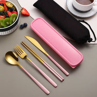 Thumbnail for Portable Cutlery Sets With Case For Travel & Camping - Casatrail.com