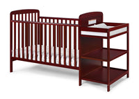Thumbnail for Ramsey Crib and Changer Combo Cherry - Casatrail.com