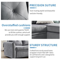 Thumbnail for Small L - shaped Sectional Sofa - Casatrail.com