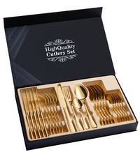 Thumbnail for Stainless Steel Cutlery Set 24-Piece Gift Cutlery Steak Cutlery Gift Box - Casatrail.com